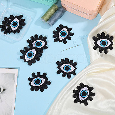 9Pcs Computerized Embroidery Cloth Patches PATC-FH0001-28B-1