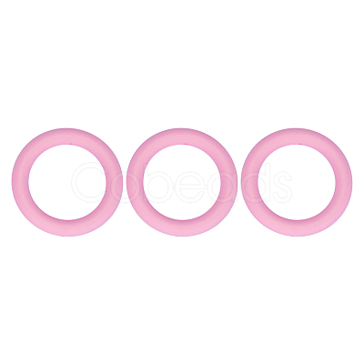 3Pcs Ring Silicone Focal Beads JX895G-01-1