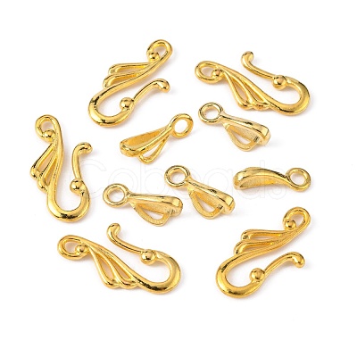 Tibetan Style Hook and Eye Clasps K08ZJ011-1