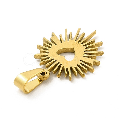 PVD Vacuum Plating 304 Stainless Steel Pendants X-STAS-A073-05G-1