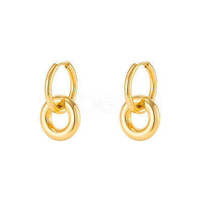 304 Stainless Steel Hoop Dangle Earrings for Women BL8973-1-1