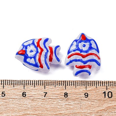 Handmade Lampwork Beads LAMP-S068-06G-1