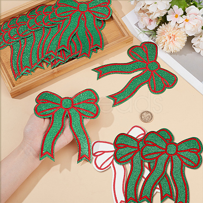 14Pcs Polyester Iron on/Sew On Patches PATC-FG0003-06A-1