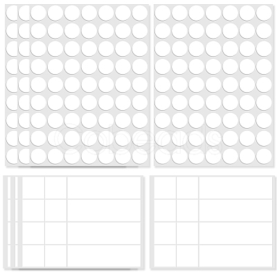 8 Sheets 2 Styles Double-Sided Adhesive Acrylic Sticker AJEW-CP0003-79-1