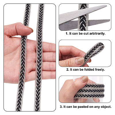 Hotfix with Two Rows Rhinestone DIY-BT0001-27-1