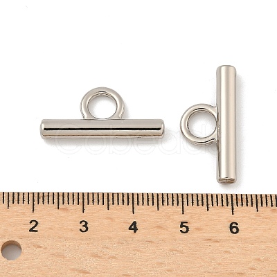 Alloy Toggle Clasps Bar FIND-XCP0003-43P-1