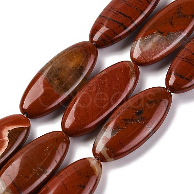Natural Red Jasper Beads Strands G-B078-E10-01-1