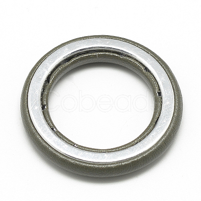 Imitation Leather Linking Rings WOVE-S084-30B-1