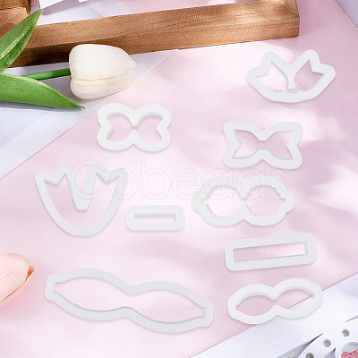 4 Boxs 4 Styles Plastic Molds DIY-SC0030-53A-1