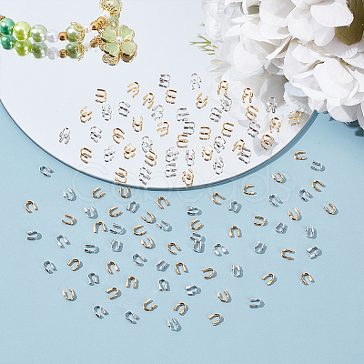 200Pcs 2 Colors Brass Wire Guardians KK-ME0002-79-1
