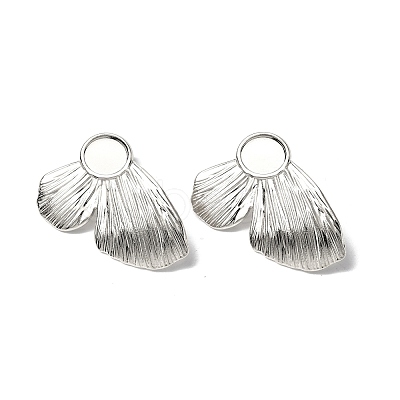 Non-Tarnish 304 Stainless Steel Stud Earring Findings STAS-F286-06B-P-1