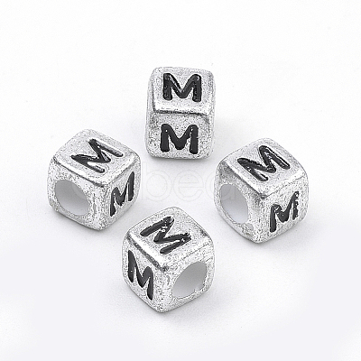 Plated Acrylic Beads X1-PB43C9308-M-1