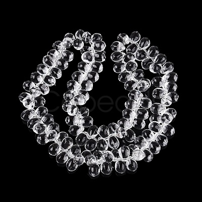 Transparent Glass Beads Strands X-GL-N005-02A-A01-1