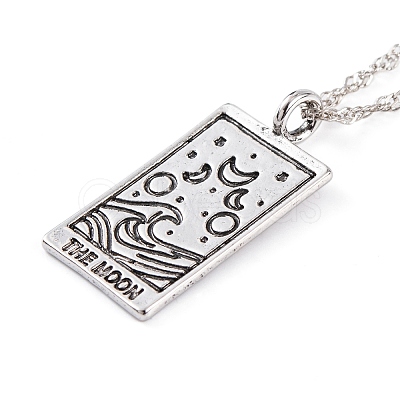 Alloy Pendant Necklaces NJEW-I241-02ASP-01-1