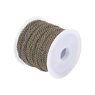 Brass Twisted Chains CHC-CJ0001-24AB-1