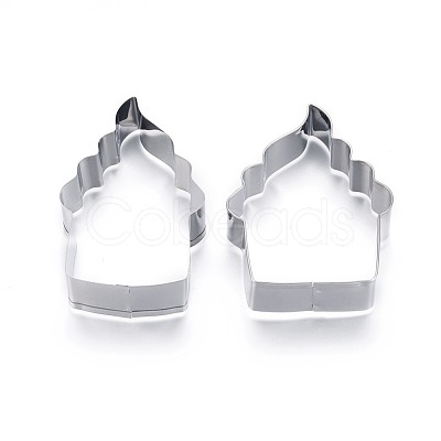 Tarnish Resistant 304 Stainless Steel Cookie Cutters DIY-E012-65-1