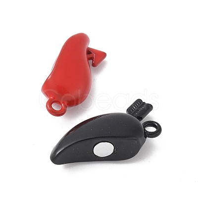 Spray Painted Alloy Magnetic Pendants PALLOY-V006-12-1