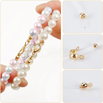 500Pcs 2 Colors 316 Surgical Stainless Steel Rondelle Crimp Beads STAS-BBC0008-72-1