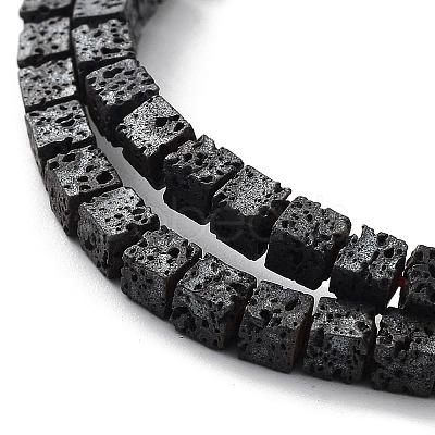 Natural Lava Rock Beads Strands G-H303-C02-1