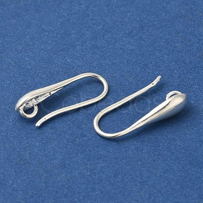 Rack Plating Brass Earring Hooks KK-C081-06S-1