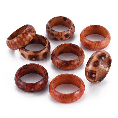 Wood Thumb Rings RJEW-N028-05-M-1