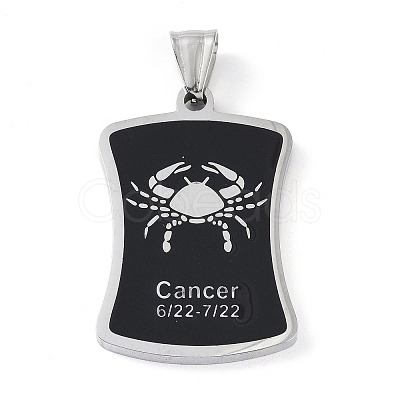 304 Stainless Steel Pendants STAS-O008-01F-1