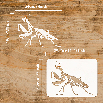 Plastic Drawing Painting Stencils Templates DIY-WH0396-211-1