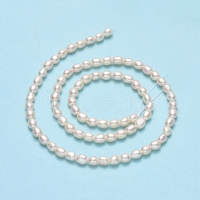 Natural Cultured Freshwater Pearl Beads Strands PEAR-J006-07C-1