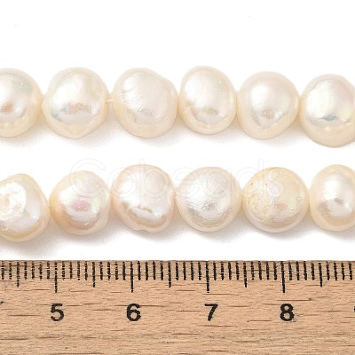 Natural Cultured Freshwater Pearl Beads Strands PEAR-A006-10C-1