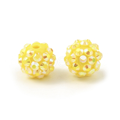 AB-Color Resin Rhinestone Beads RESI-S315-10x12-12-1