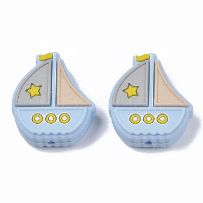 Food Grade Eco-Friendly Silicone Focal Beads SIL-N002-12C-1