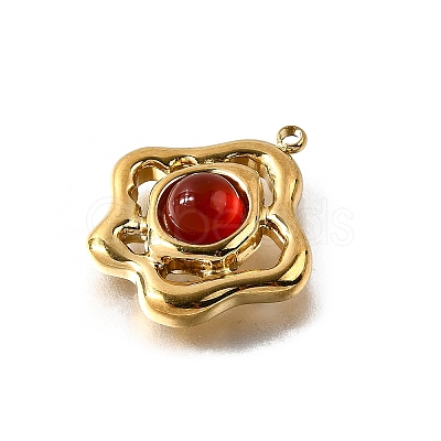 Natural Carnelian Pendants STAS-F318-08B-G-1