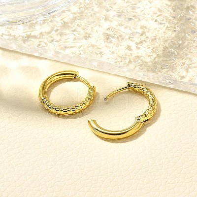 304 Stainless Steel Hoop Earrings for Women EJEW-M068-16B-G-1