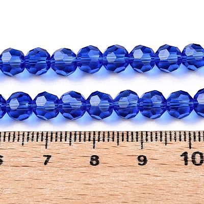 Transparent Glass Beads EGLA-A035-T10mm-D21-1