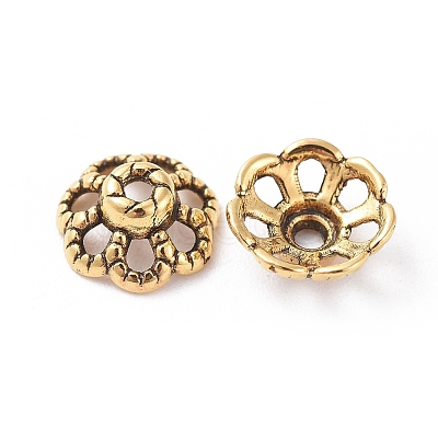 Tibetan Style Bead Caps LS-GLF0761Y-1