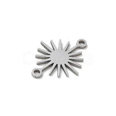 Chakra 304 Stainless Steel Connector Charms SA-CBA28C1-01B-P-1
