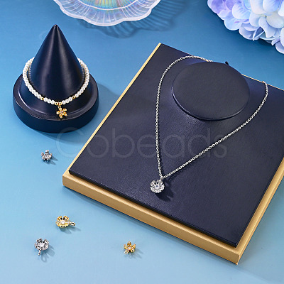 4Pcs 4 Styles Brass Pendants KK-TA0009-06-1