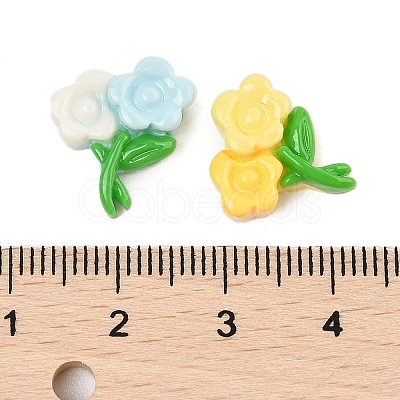 Opaque Resin Cabochons CRES-M037-05B-1