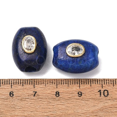 Dyed Natural Lapis Lazuli European Beads GG-CBA9389-01G-1