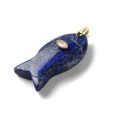 Natural Lapis Lazuli Pendants G-Z102-02G-02-1