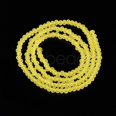 Transparent Glass Beads Strands EGLA-A044-T1mm-MD29-1