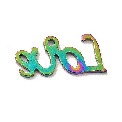 Ion Plating(IP) 201 Stainless Steel Pendants STAS-A066-12M-1