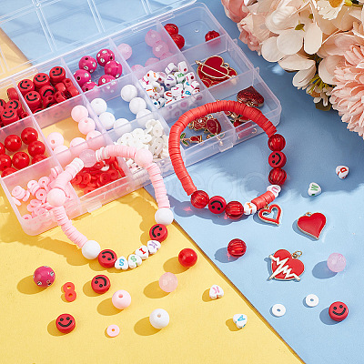 ARRICRAFT DIY Valentine's Day Jewelry Making Finding Kit DIY-AR0003-38-1