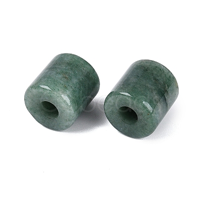 Natural Green Aventurine European Beads G-P520-05M-1