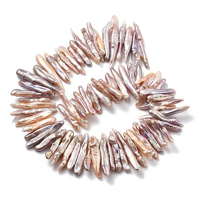 Natural Baroque Keshi Pearl Beads Strands PEAR-P064-03C-01A-1