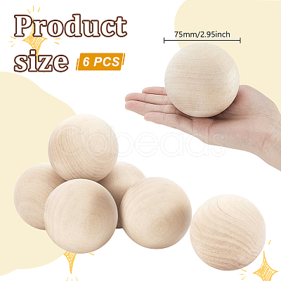 Wood Beads WOOD-WH0029-140-1