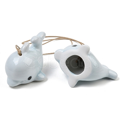 Cute Dolphin Handmade Porcelain Pendant Decorations PR-CBA0EE5-03A-1