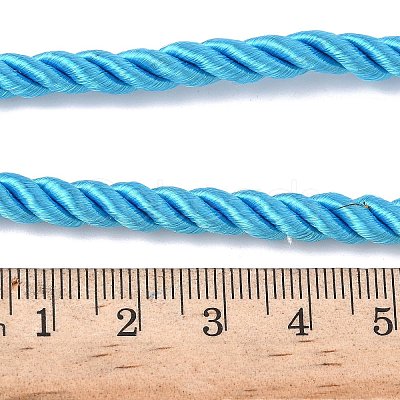 5MM Nylon Twisted Cord Necklace Making FIND-G096-01G-07-1