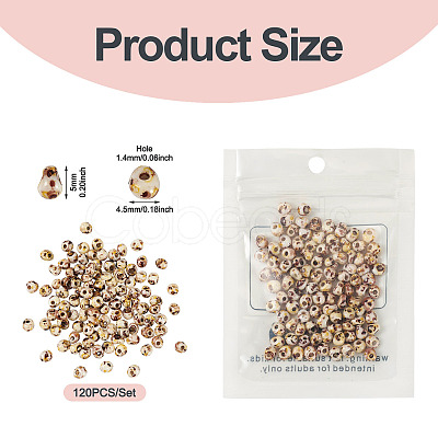 Picasso Glass Seed Beads SEED-TADJ0001-05G-1