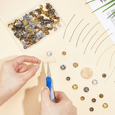 320Pcs Brass Ball Head Pins DIY-ME0002-62-1